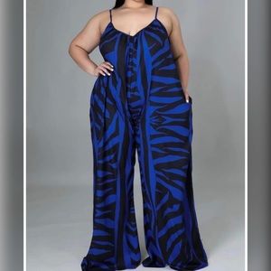 COPY - Black/Blue Jumpsuit